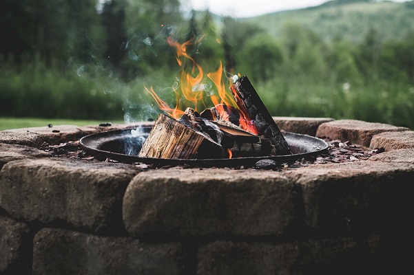 DIY no smoke firepit - low smoke firepit with wood burning